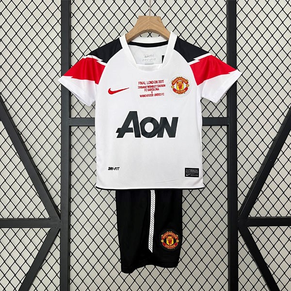 Camiseta Manchester United Segunda Niño Retro 2010 2011